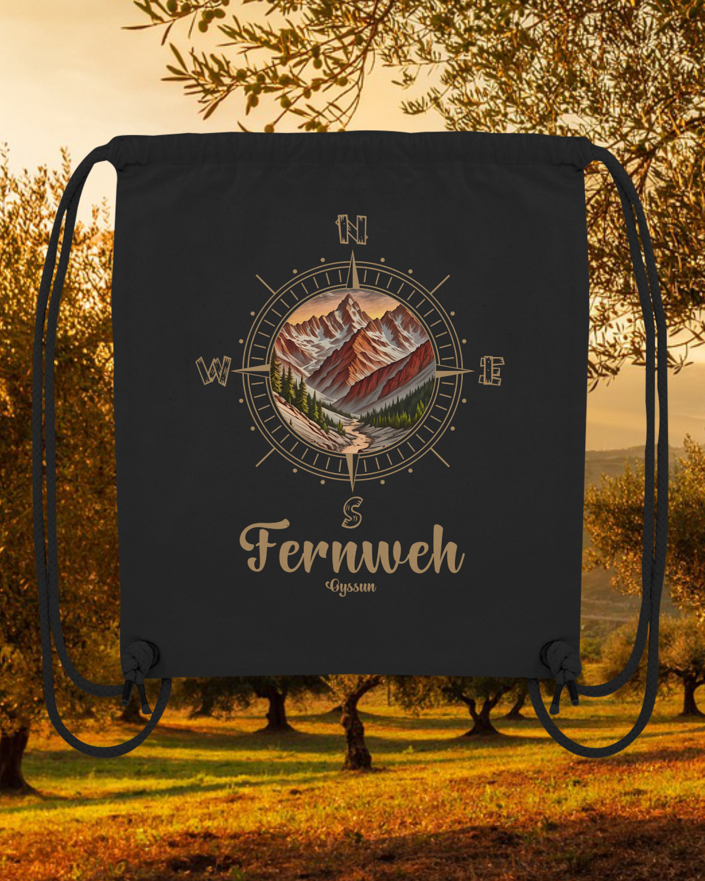 Fernweh - Organic Gym-Bag - Oyssun