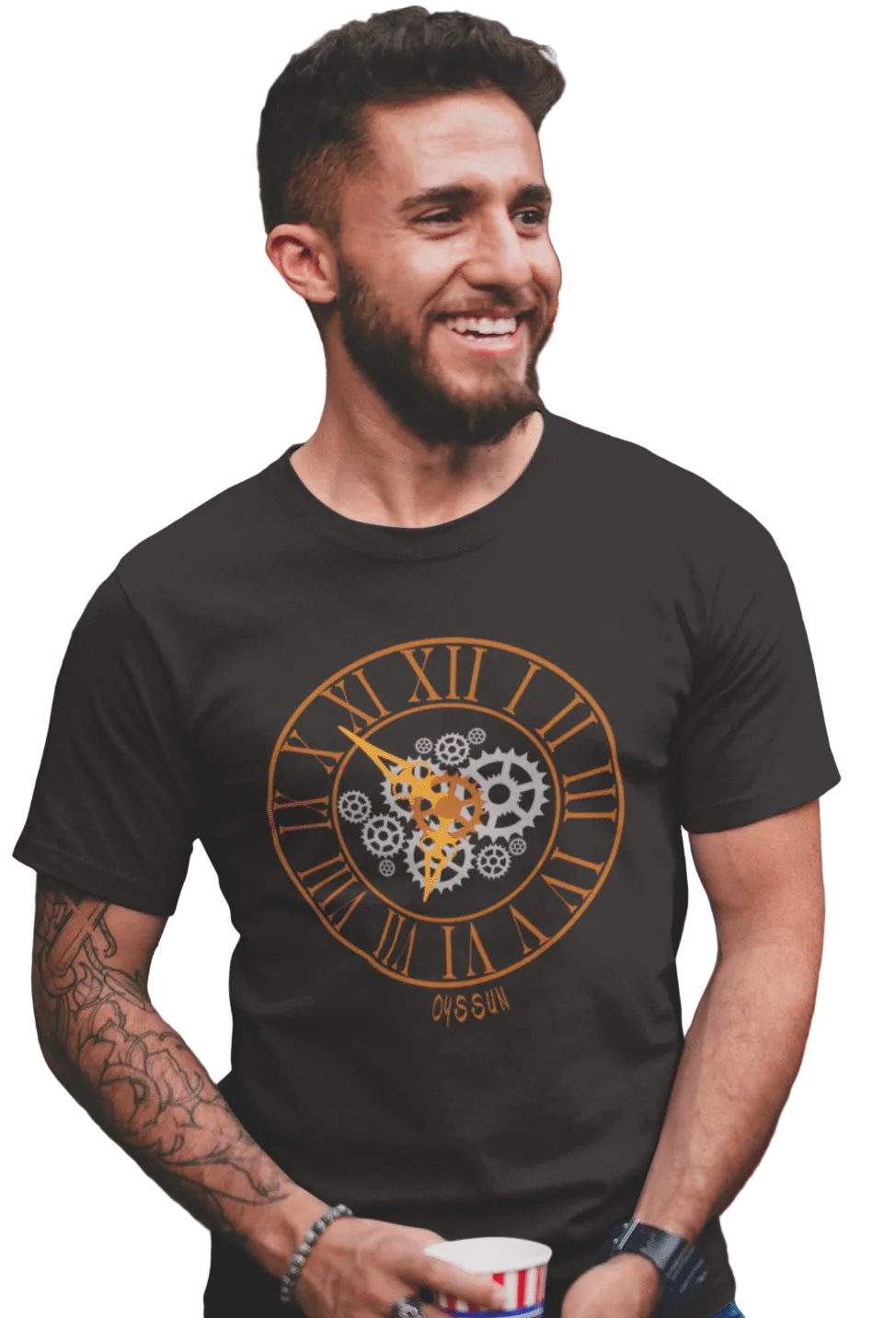 Steampunk Uhr - Premium Shirt - Oyssun