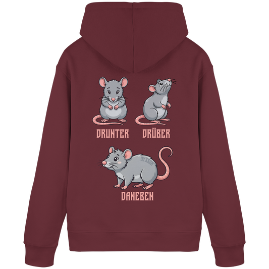 Drunter Drüber Daneben - Organic Basic Hoodie