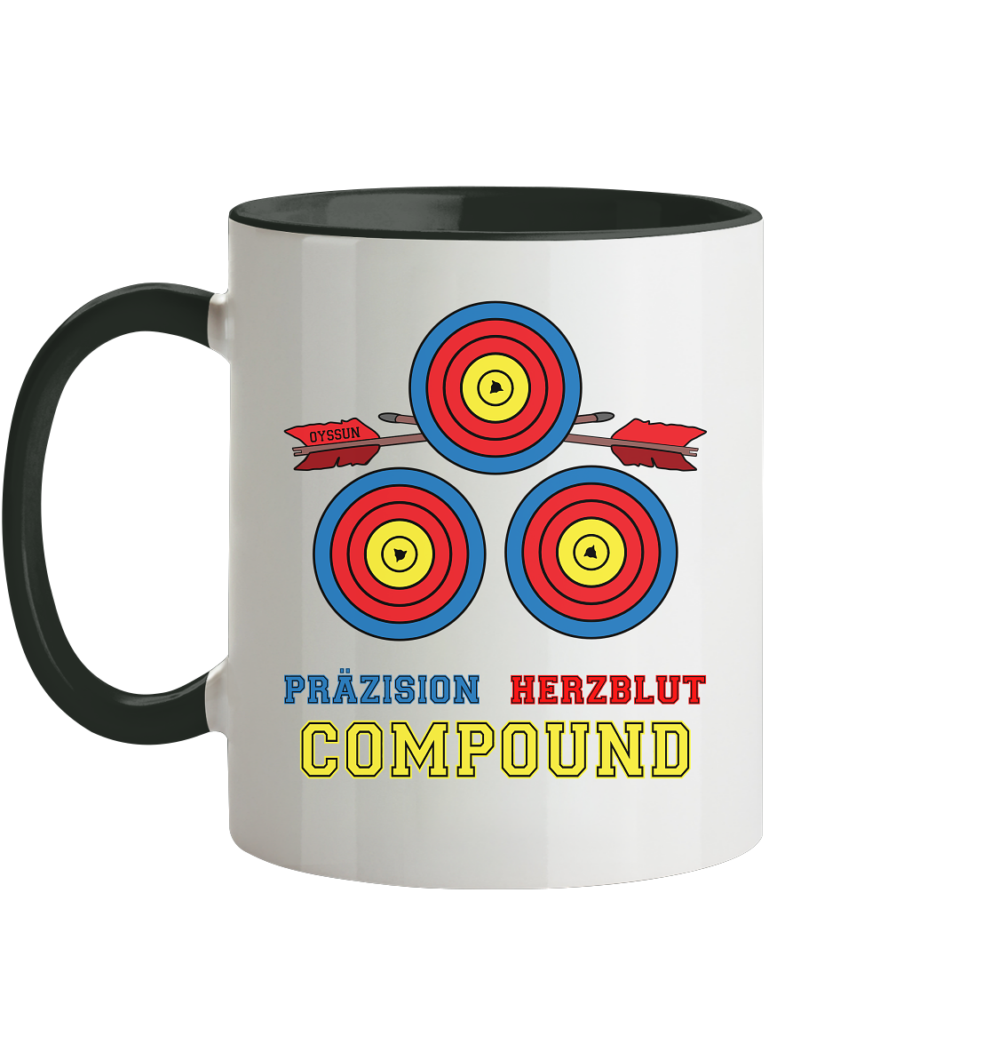 Präzision - Herzblut - Compound - Tasse (In 7 Farben)