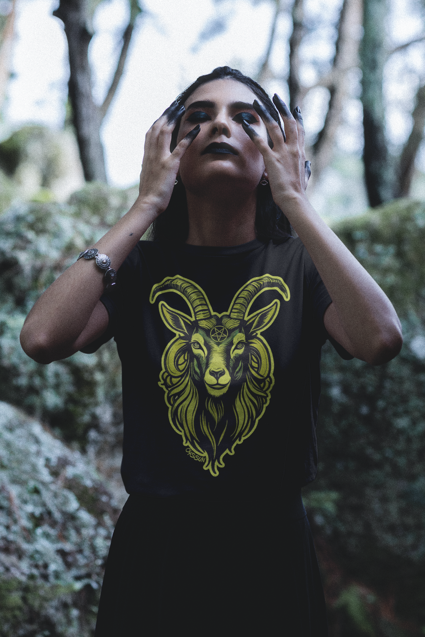 Baphomet - Ladies Premium Shirt - Oyssun