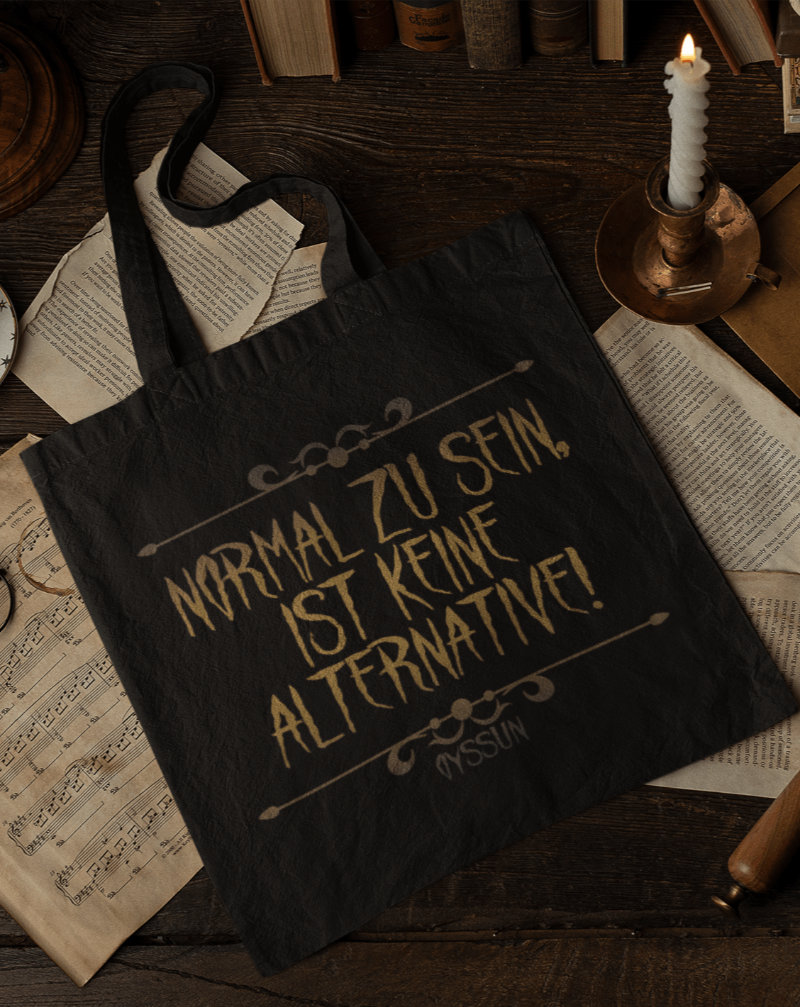 Normal zu sein ist keine Alternative - Baumwolltasche - Oyssun
