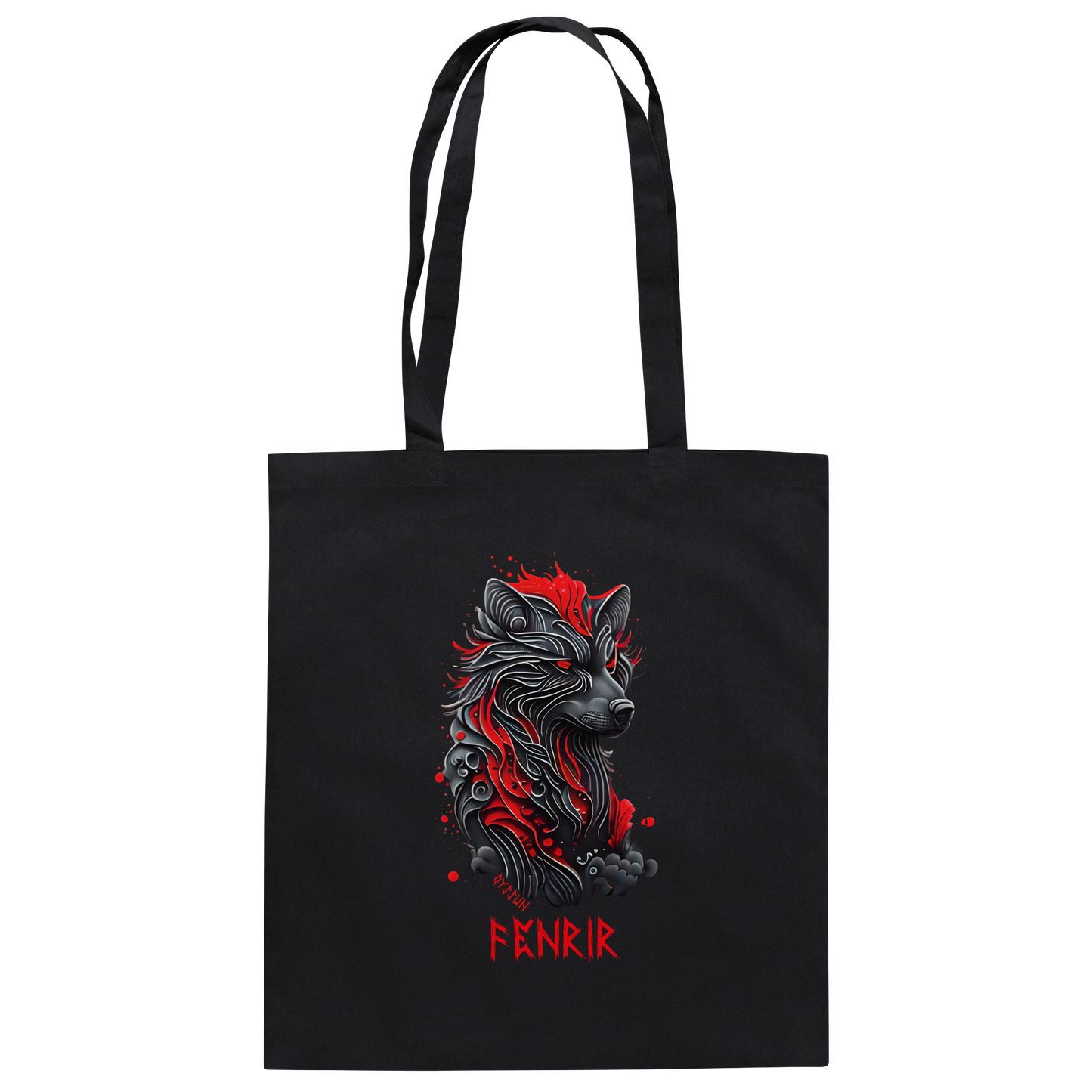 Fenriswolf - Baumwolltasche - Oyssun