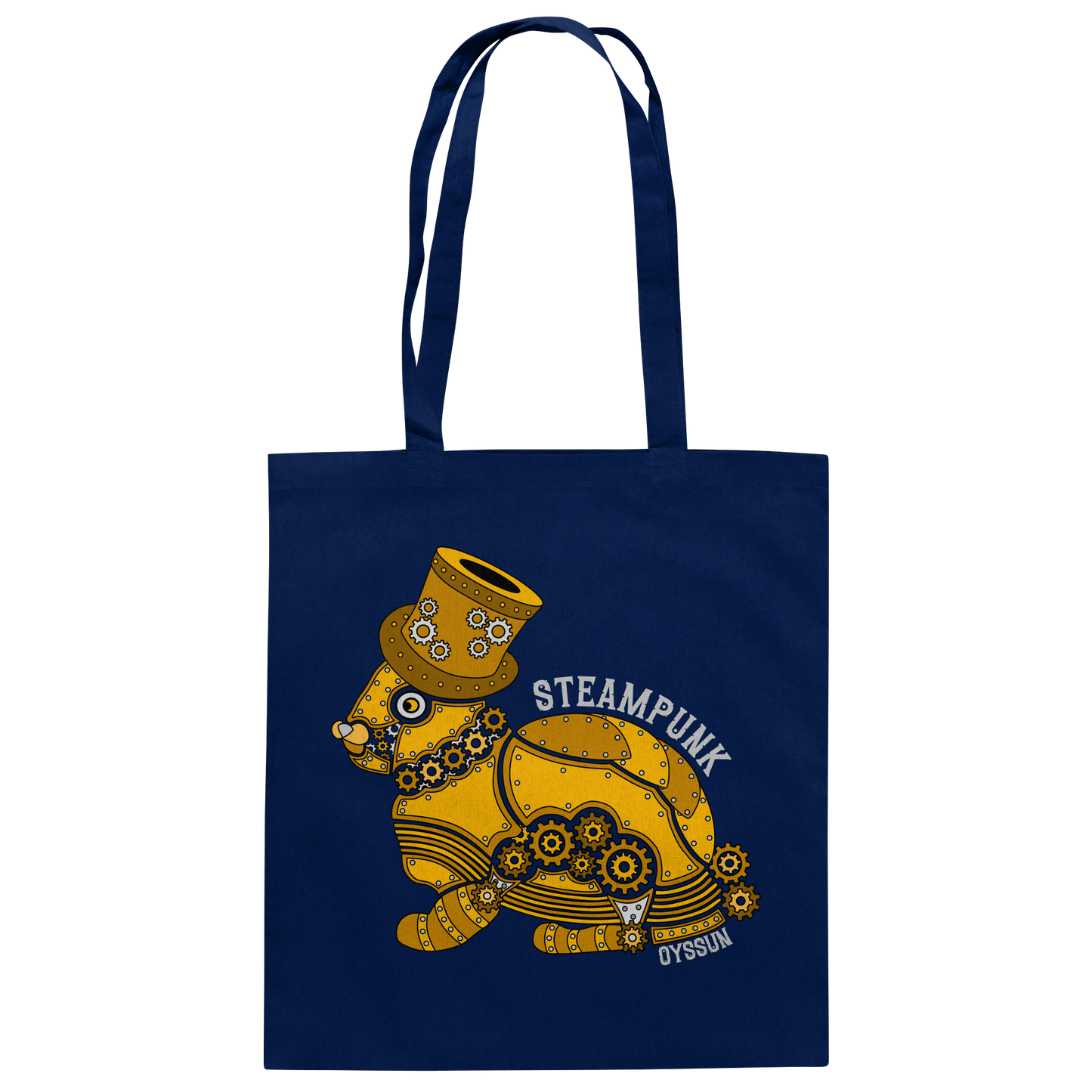 Steampunk Hase - Baumwolltasche