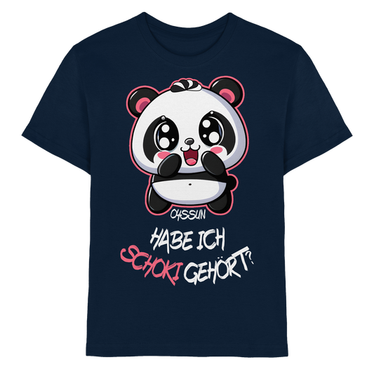 Schokipanda - Habe ich Schoki gehört? - Kids Premium Shirt - Oyssun
