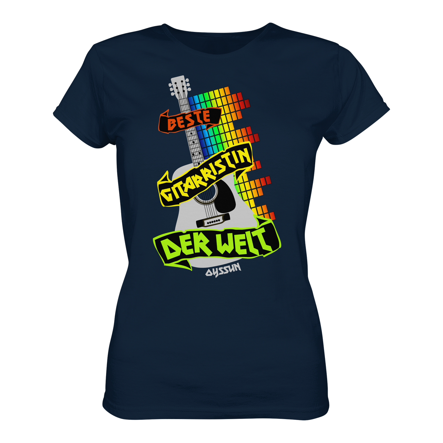 Die Beste Gitarristin der Welt - Ladies Premium Shirt - Oyssun