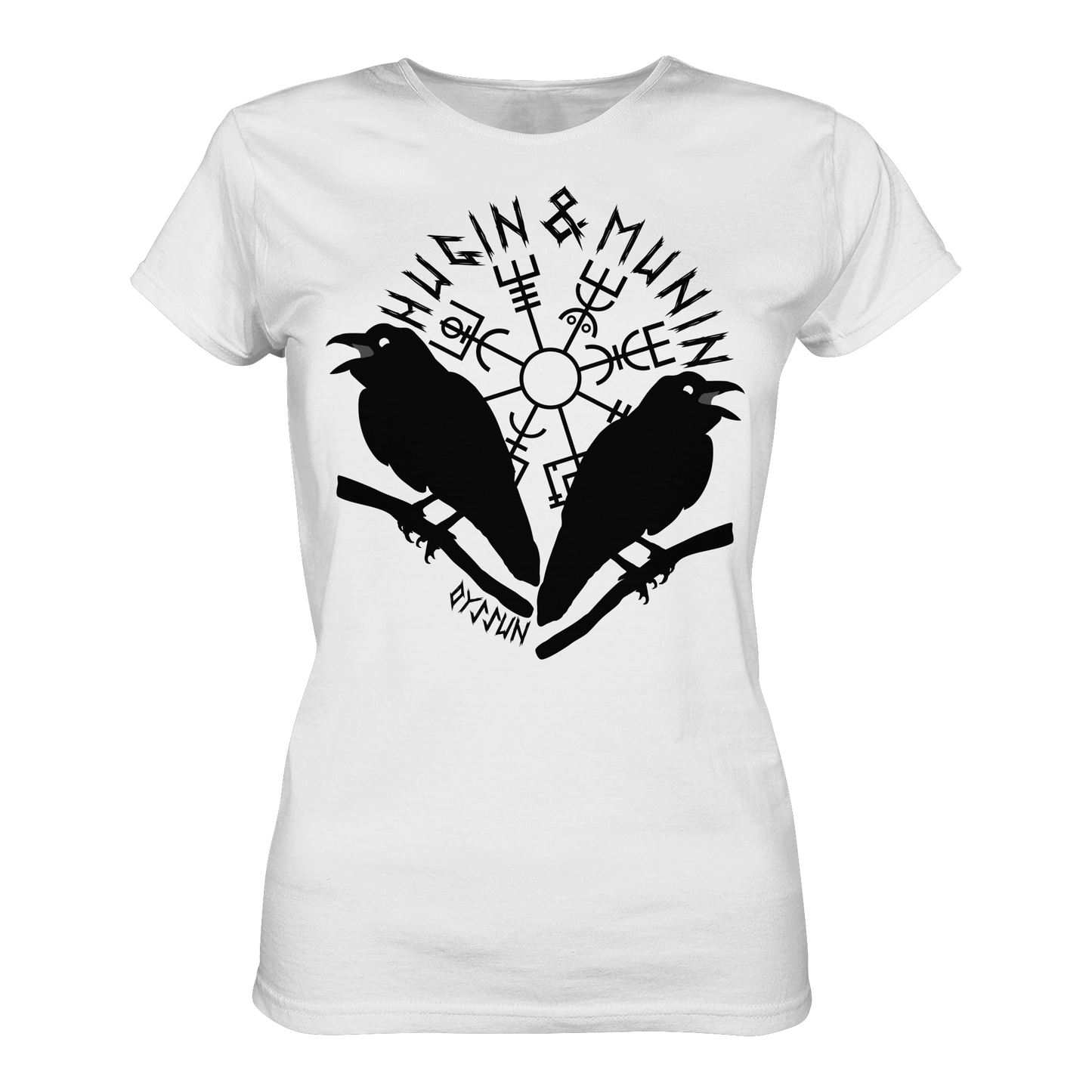 Hugin & Munin - Ladies Premium Shirt - 12 Farben - Oyssun
