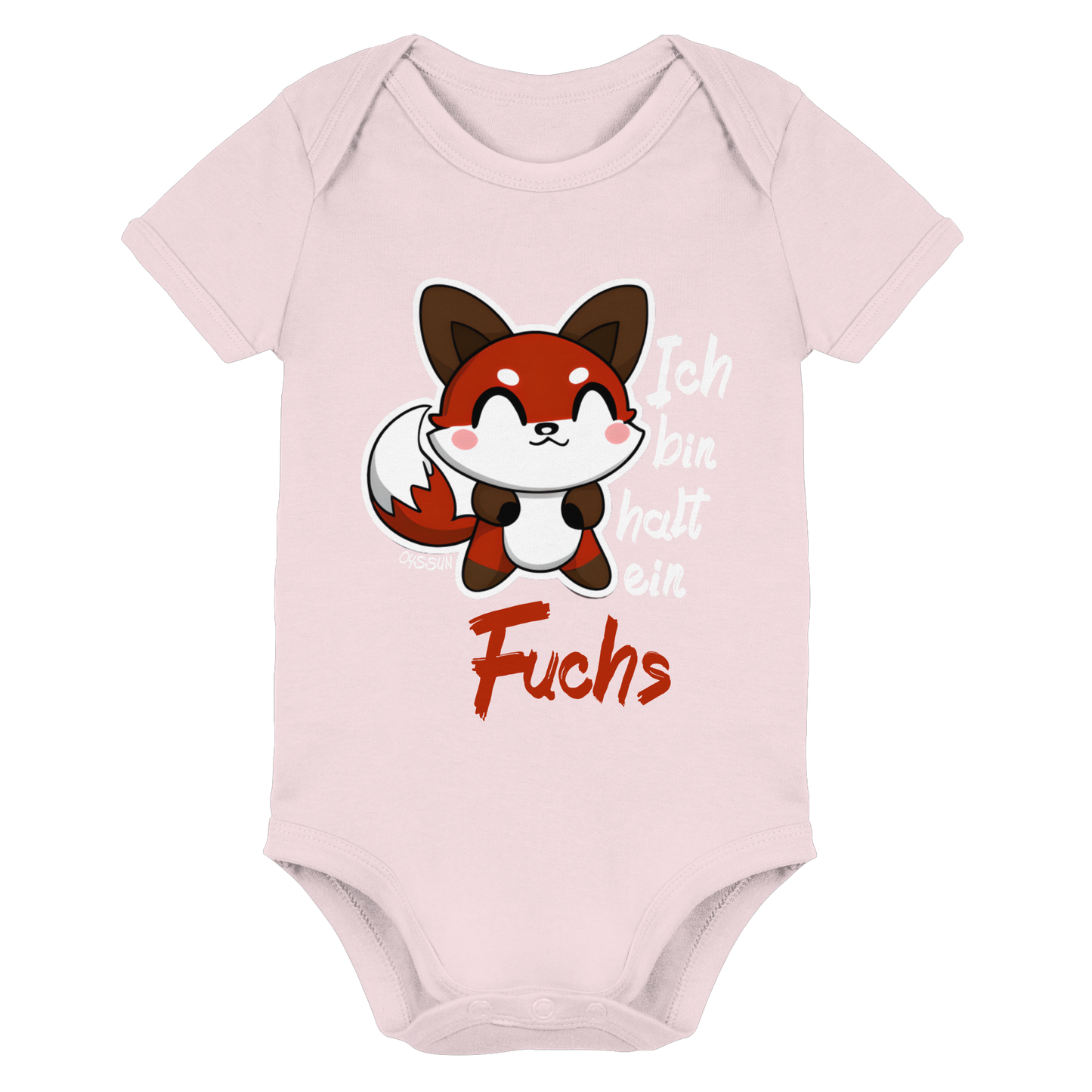 Ich bin halt ein Fuchs - Organic Baby Bodysuit - Oyssun