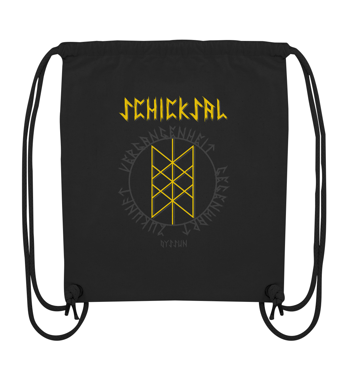 Wyrd Rune - Das Schicksal - Organic Gym-Bag - Oyssun