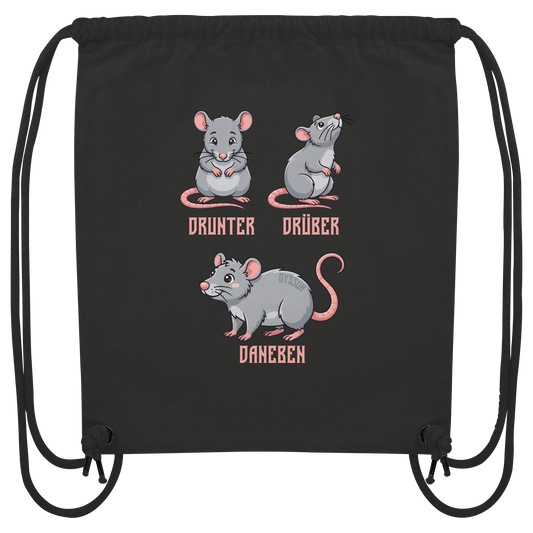 Drunter Drüber Daneben - Organic Gym-Bag