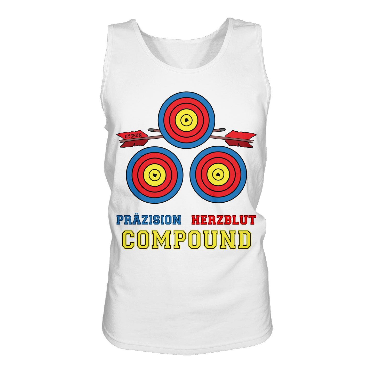 Präzision - Herzblut - Compound - Männer Tank-Top