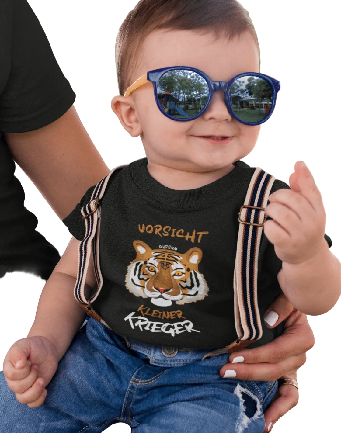 Vorsicht - Kleiner Krieger - Baby Organic Shirt - Oyssun
