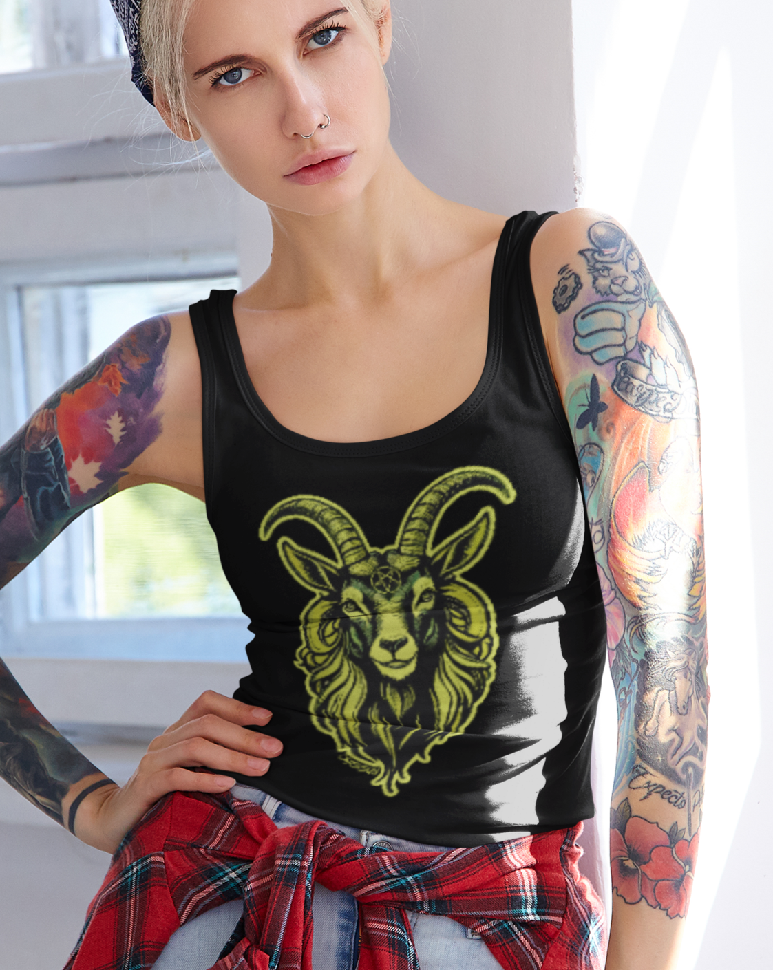 Baphomet - Ladies Tank-Top - Oyssun