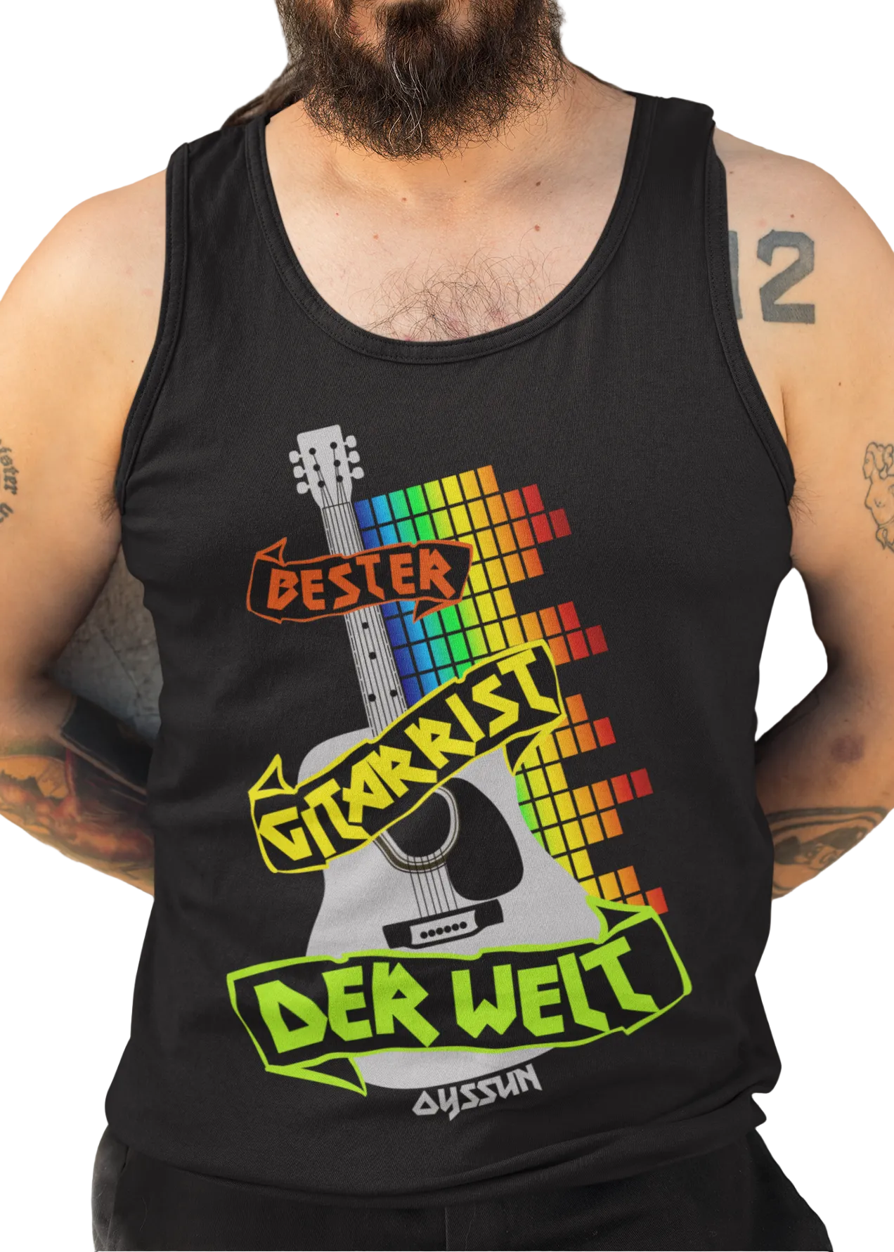Der Beste Gitarrist der Welt - Männer Tank-Top - Oyssun