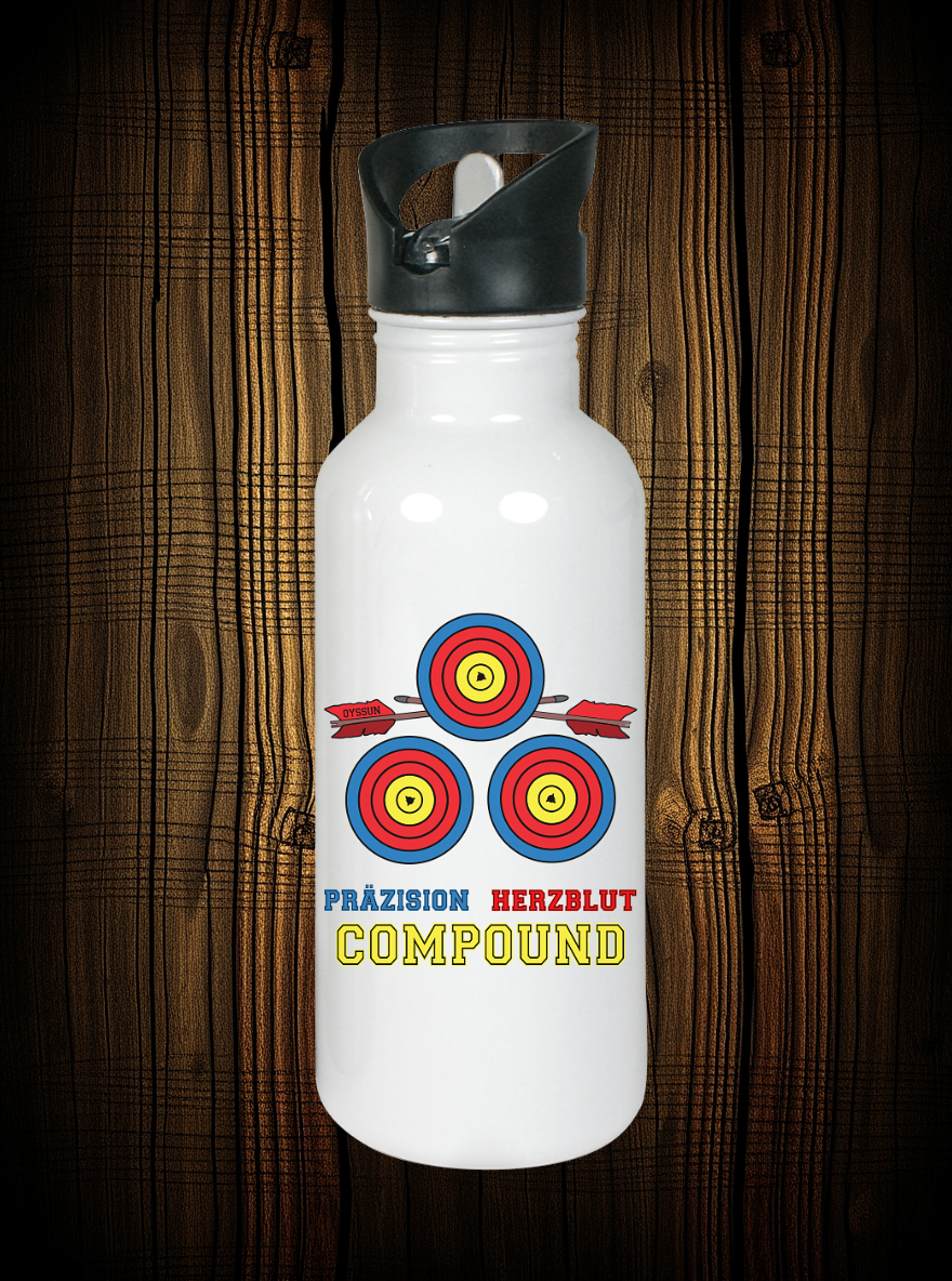 Präzision - Herzblut - Compound - Edelstahl-Trinkflasche