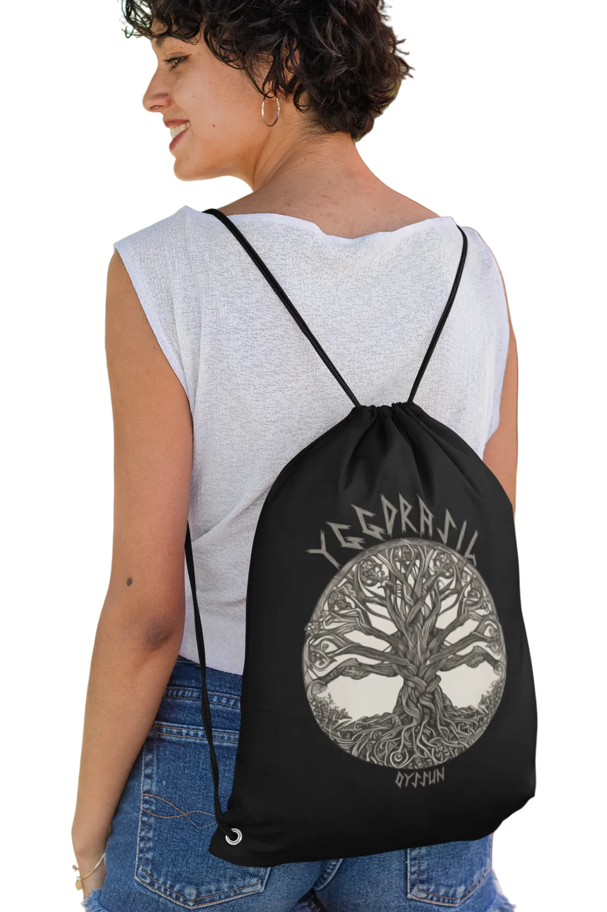 Yggdrasil - der Weltenbaum - Organic Gym-Bag - Oyssun