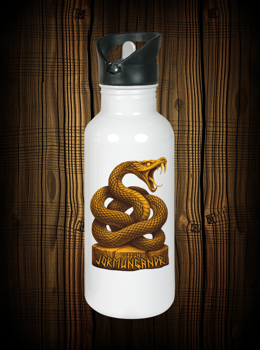 Jörmungandr - Edelstahl-Trinkflasche - Oyssun