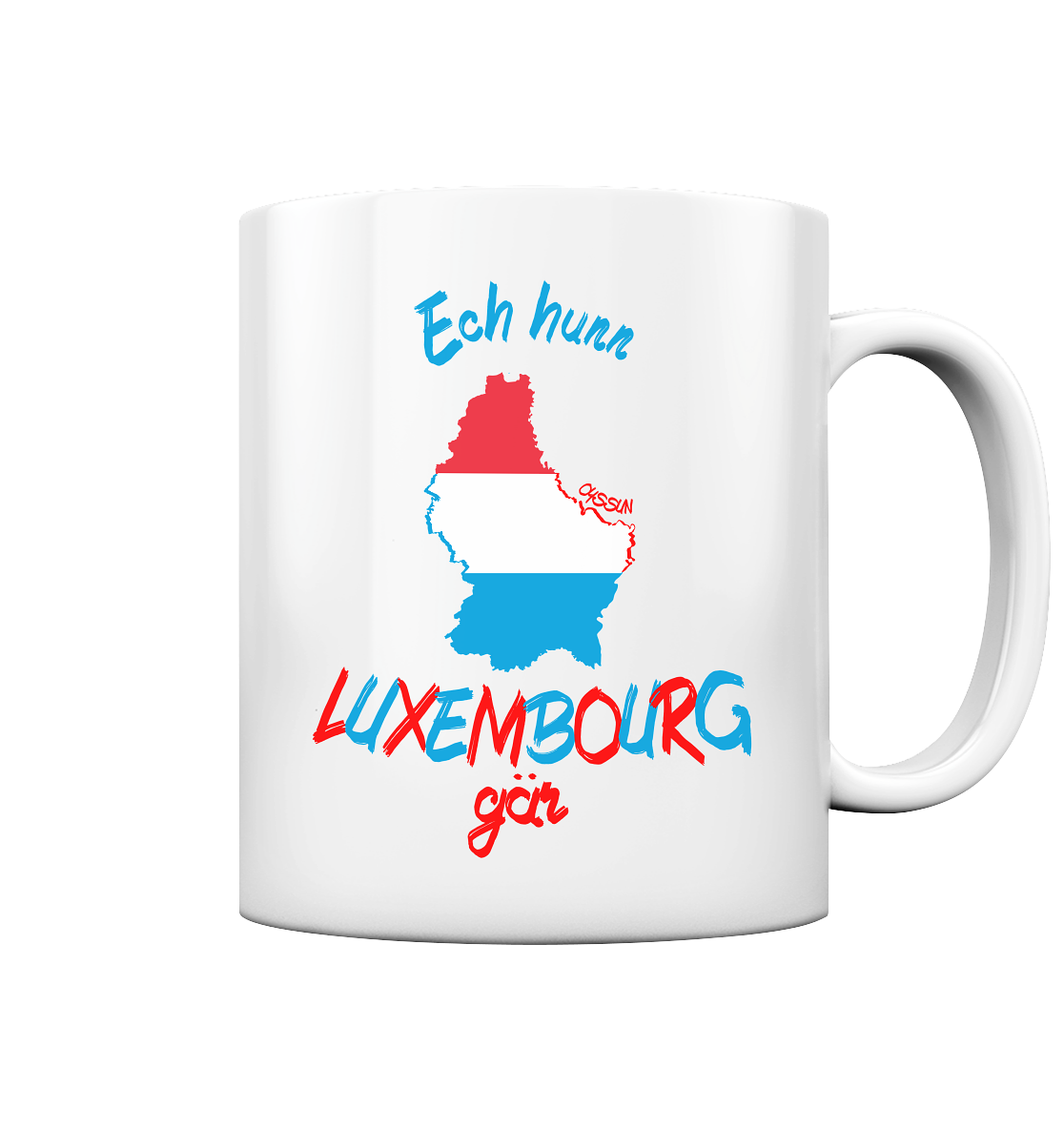 Ich liebe Luxemburg - Tasse (In 6 Farben) - Oyssun