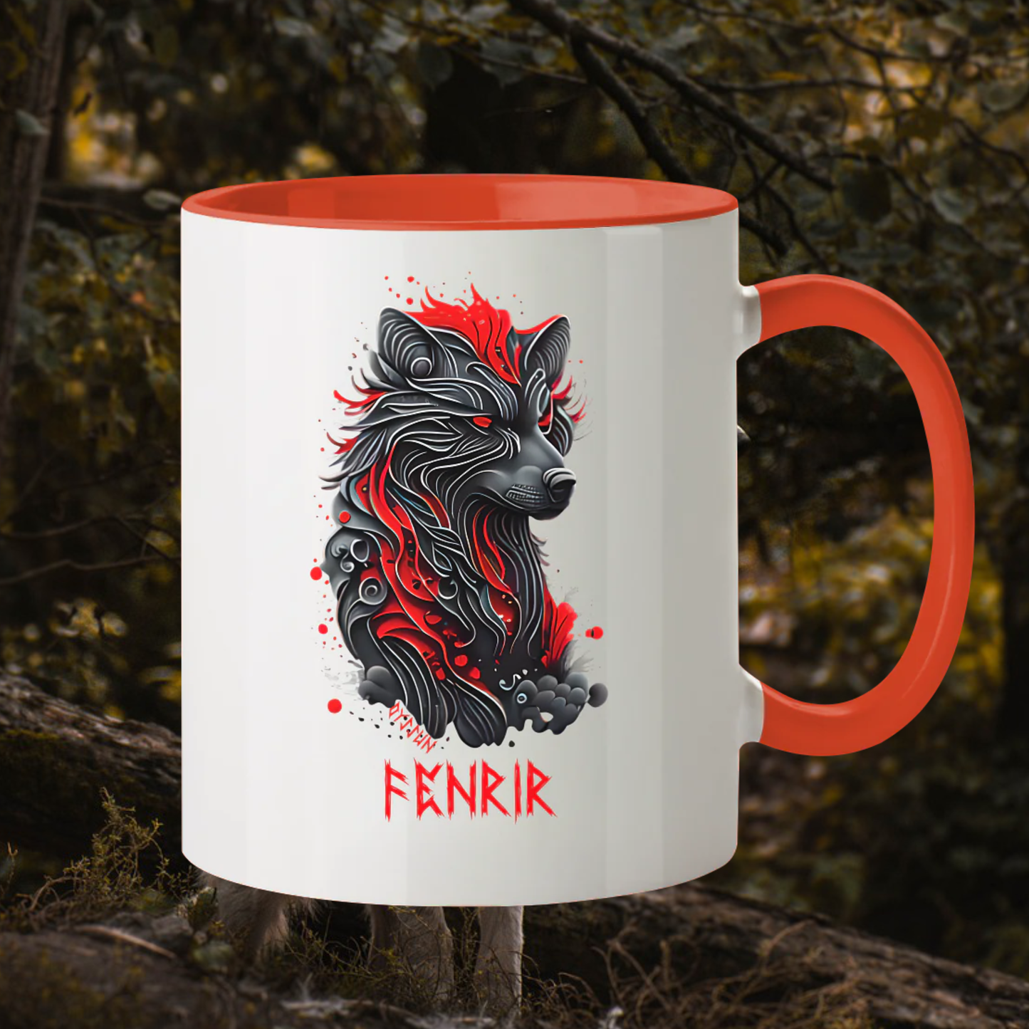 Fenrir - Fenriswolf - Mug two-tone