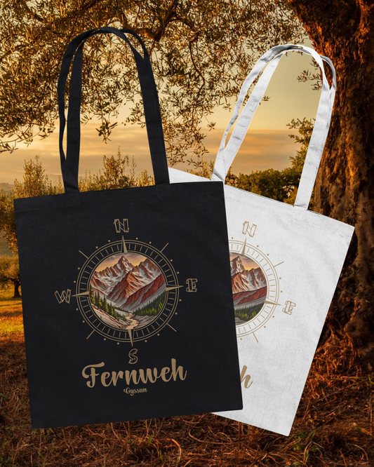 Fernweh - Baumwolltasche - Oyssun