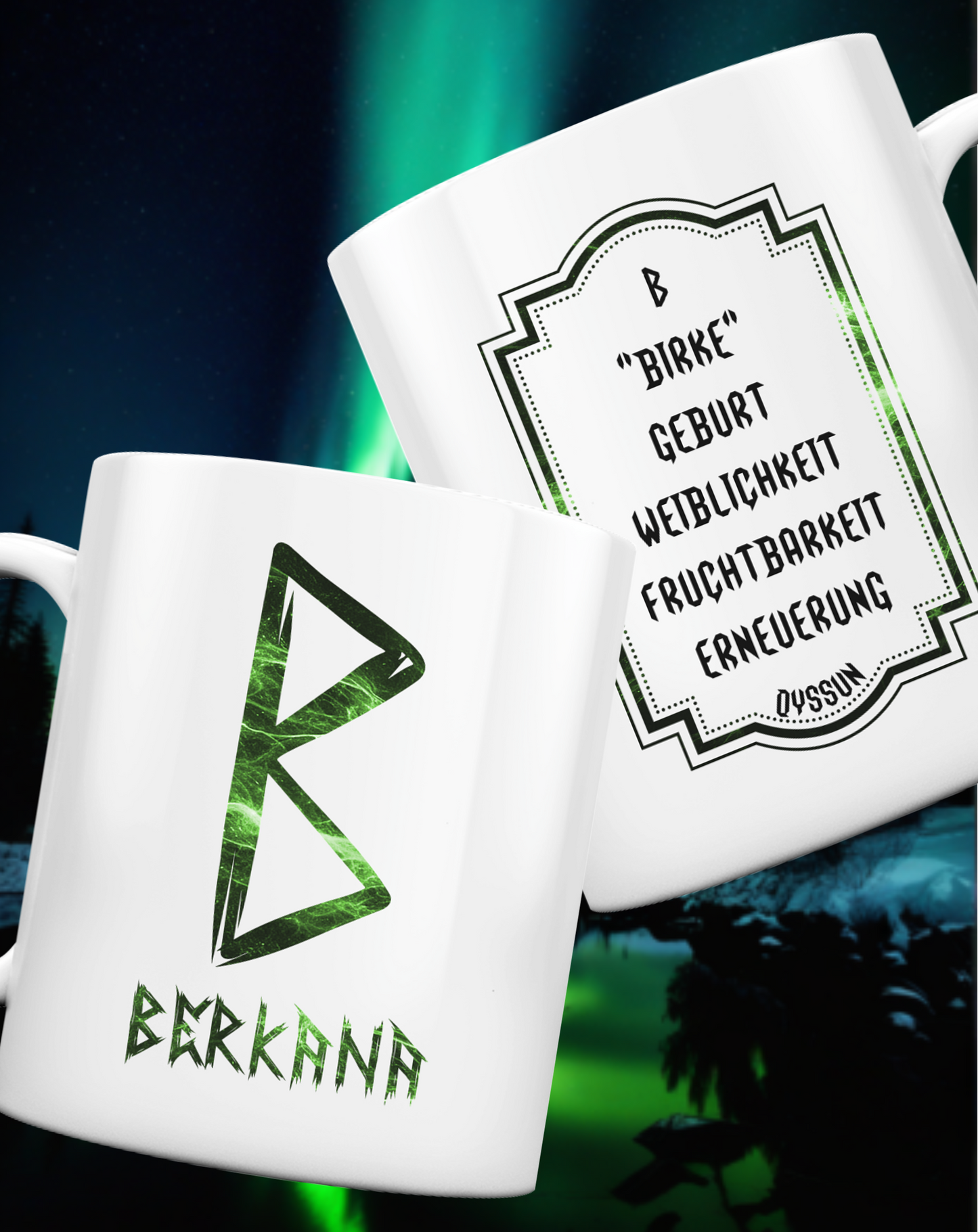 Berkana Rune - Mug