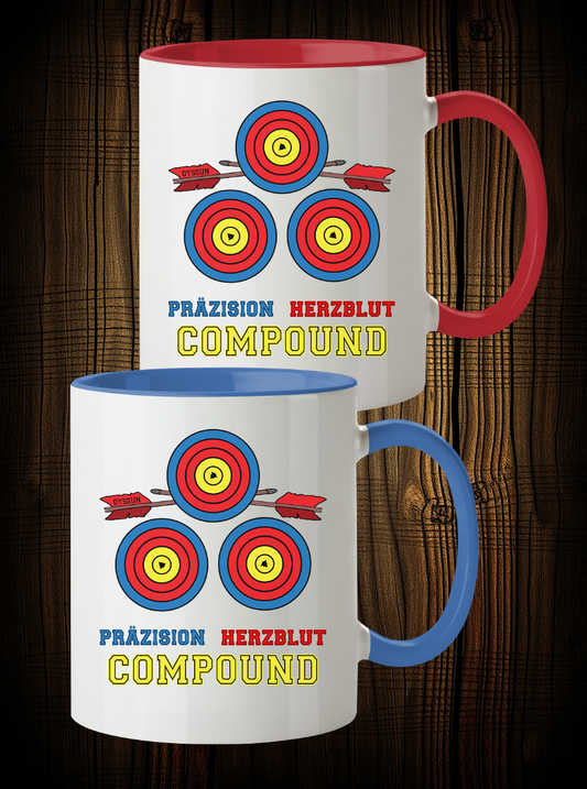 Präzision - Herzblut - Compound - Tasse (In 7 Farben)