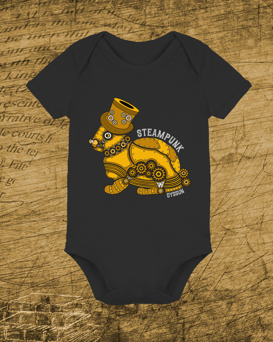 Steampunk Hase  - Organic Baby Bodysuit
