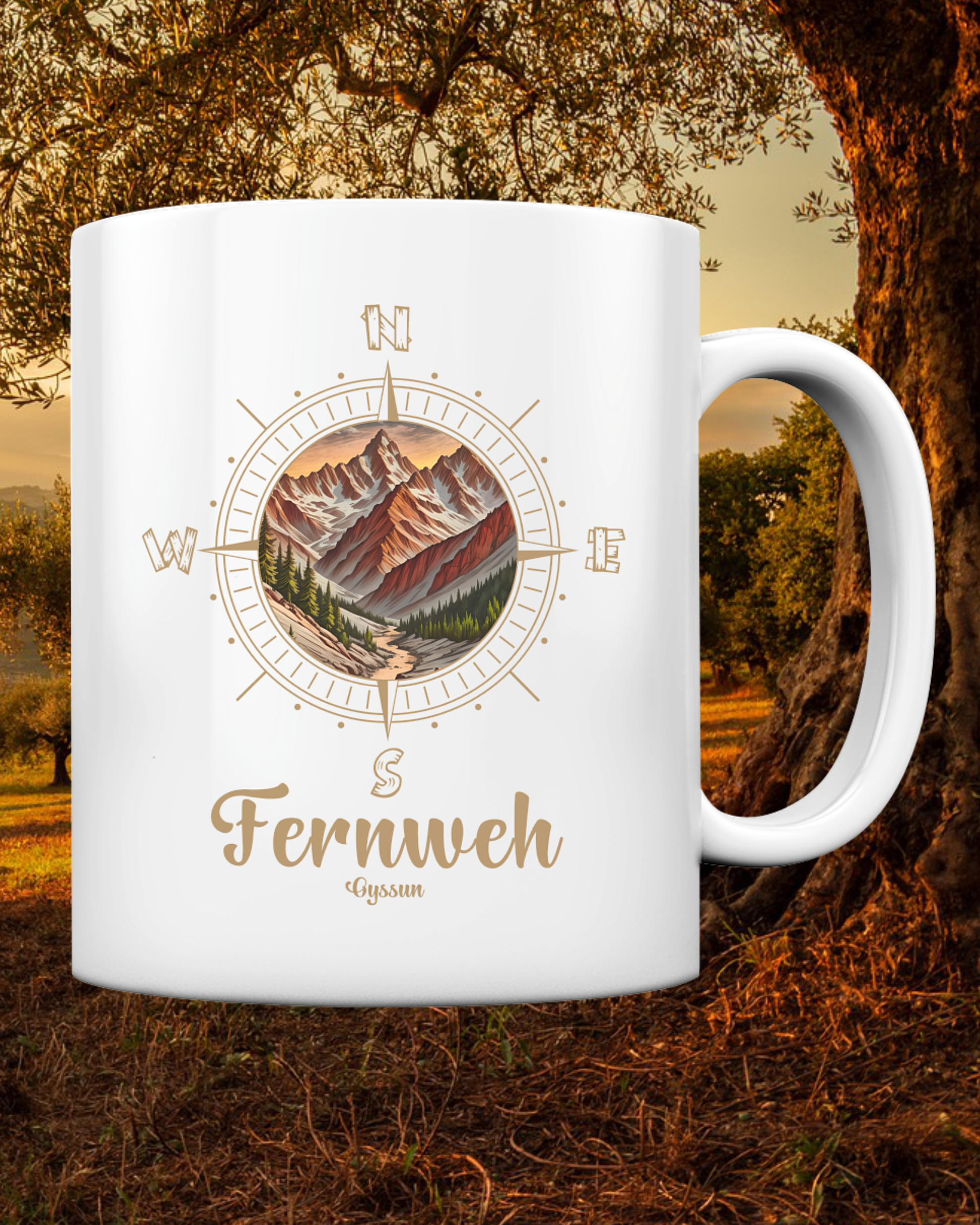 Fernweh - Tasse - Oyssun