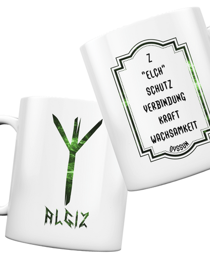 Algiz Rune - Mug