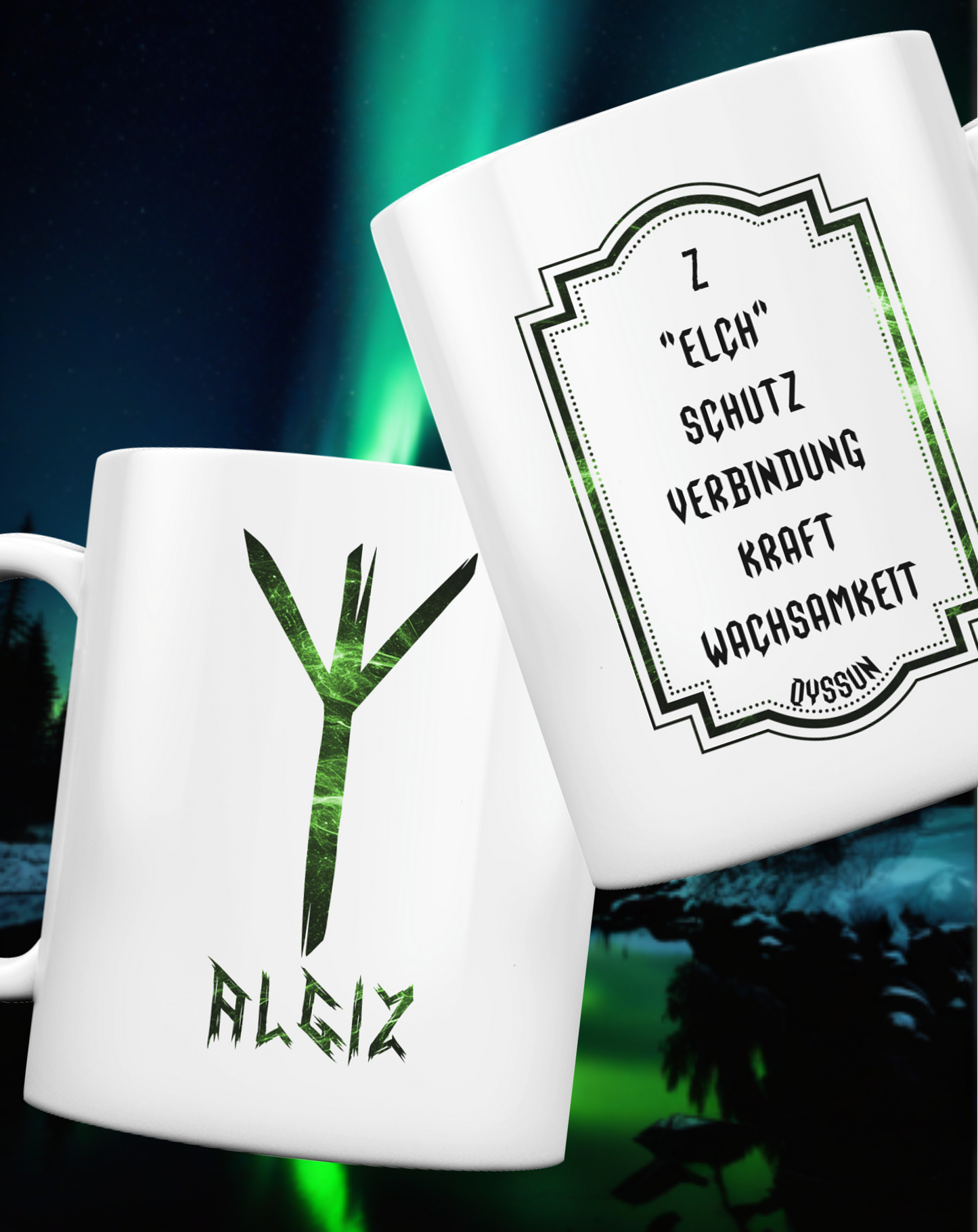 Algiz Rune - Mug