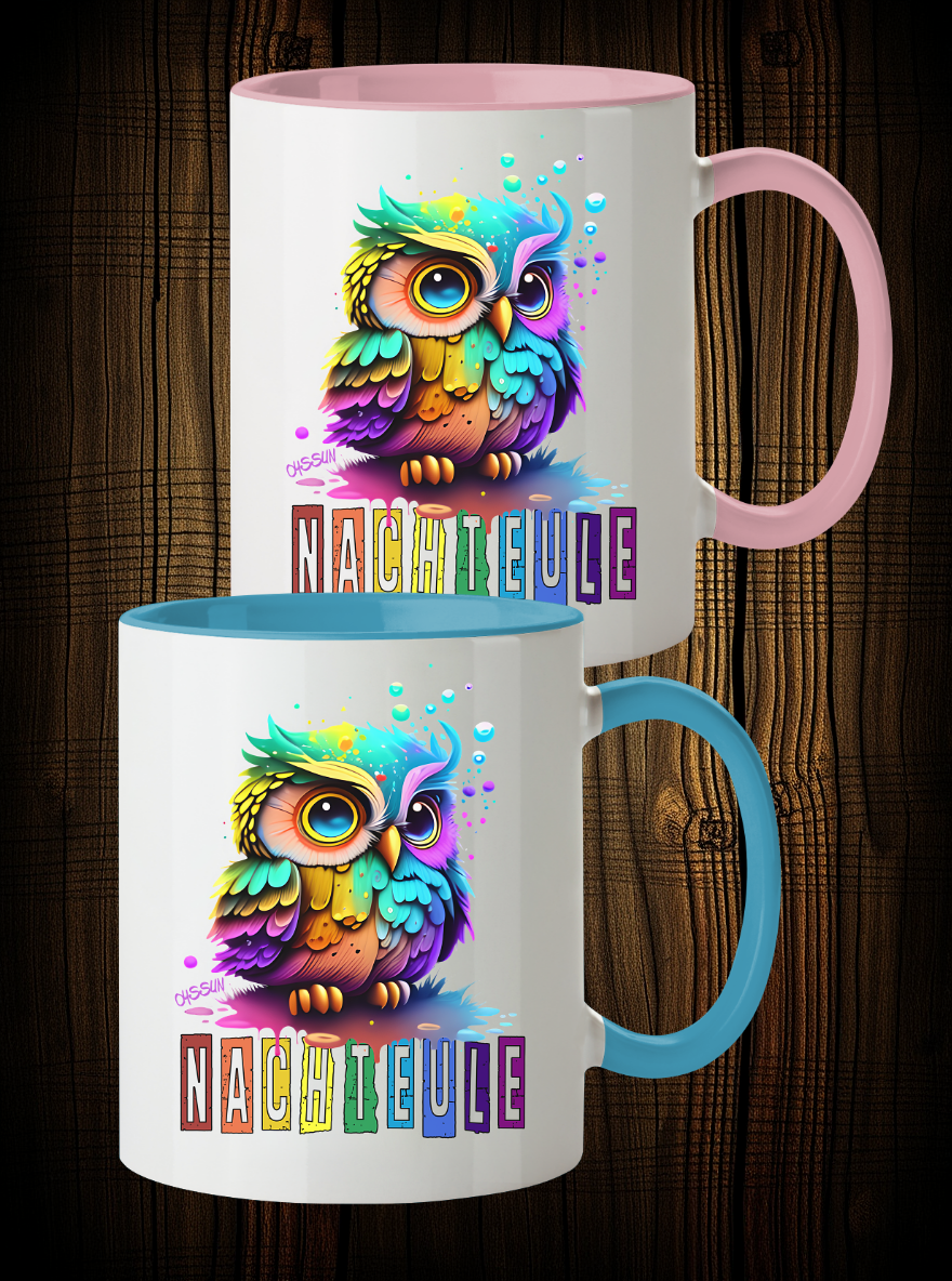 Nachteule - Tasse (In 13 Farben) - Oyssun