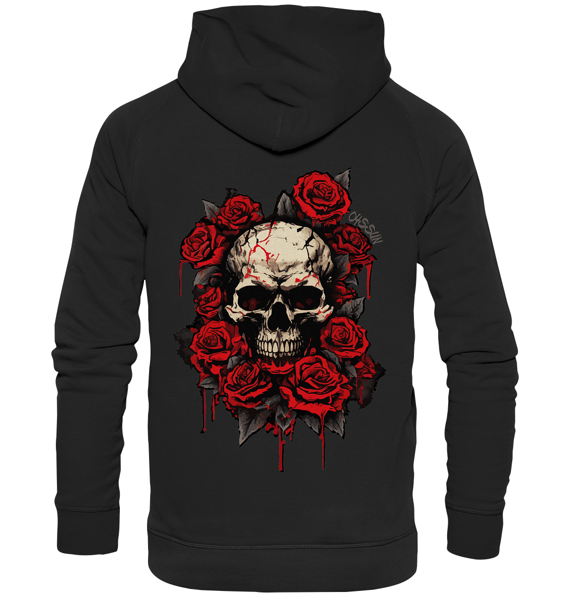 Totenkopf mit Rosen - Kids Premium Hoodie