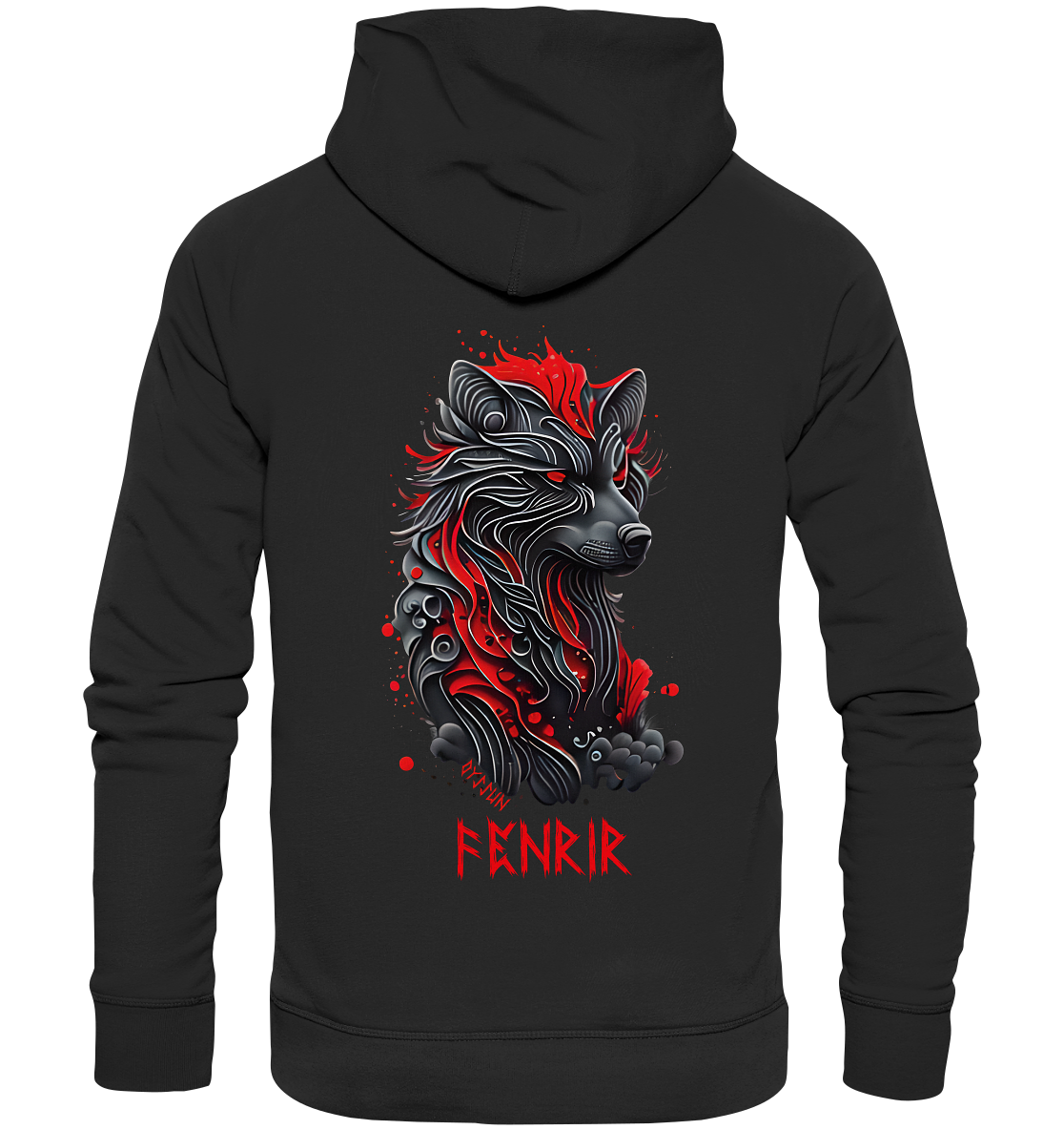 Fenrir - Fenriswolf - Organic Basic Hoodie