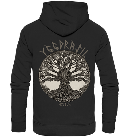 Yggdrasil - der Weltenbaum - Organic Basic Hoodie