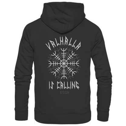 Valhalla is Calling - Organic Basic Hoodie - in 4 Designfarben