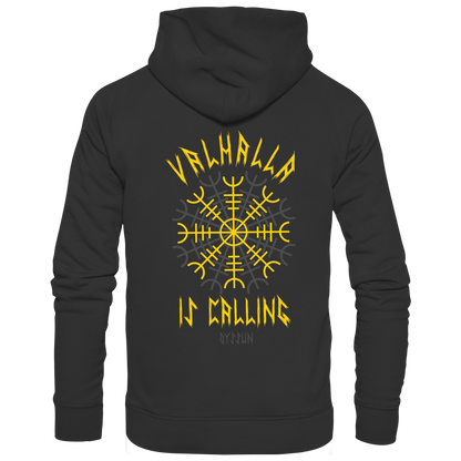 Valhalla is Calling - Organic Basic Hoodie - in 4 Designfarben