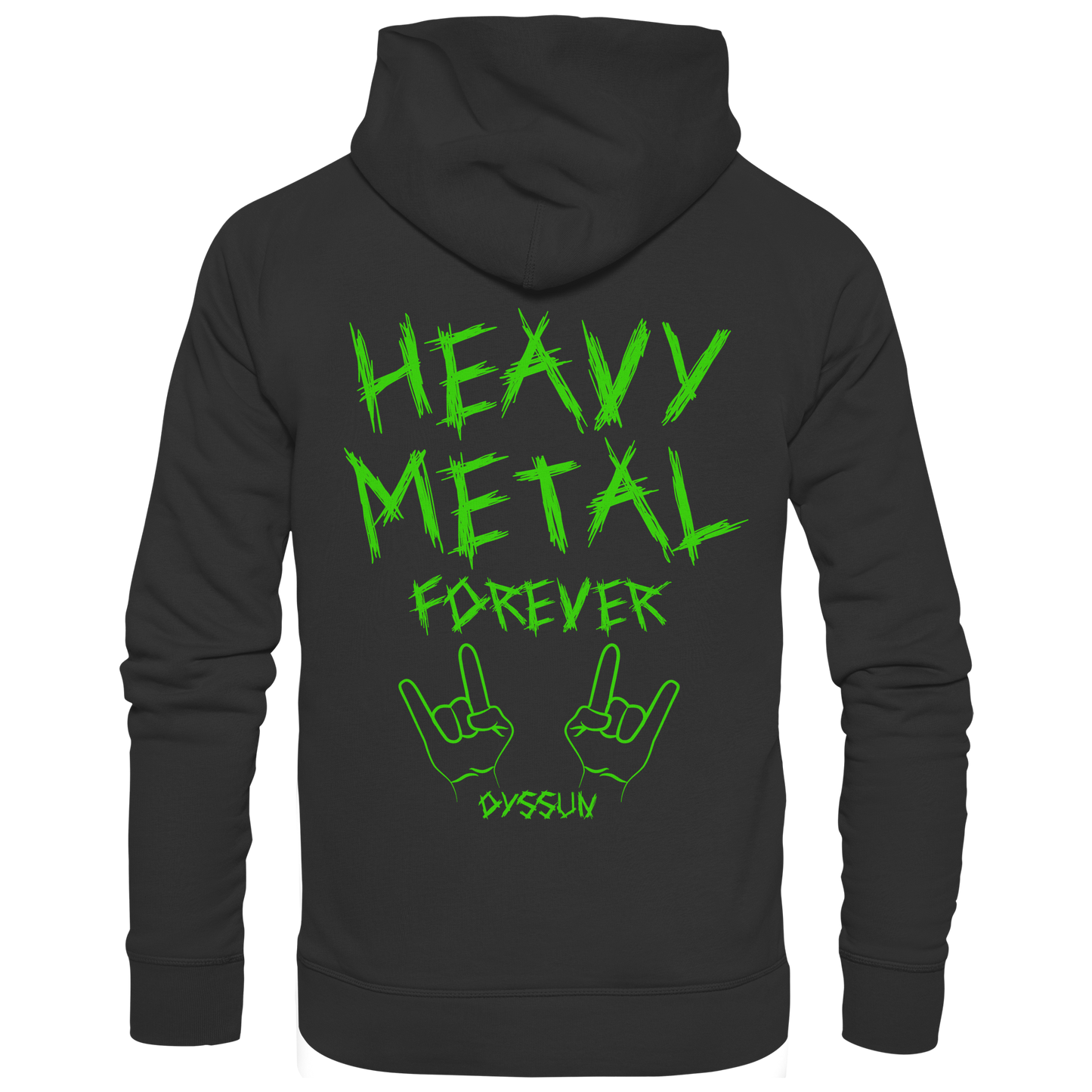 Heavy Metal Forever - Organic Basic Hoodie - In 6 Designfarben