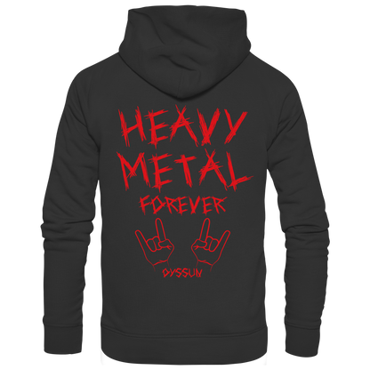 Heavy Metal Forever - Organic Basic Hoodie - In 6 Designfarben