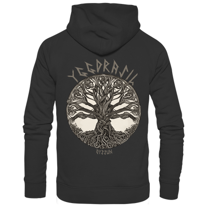 Yggdrasil - der Weltenbaum - Organic Basic Hoodie
