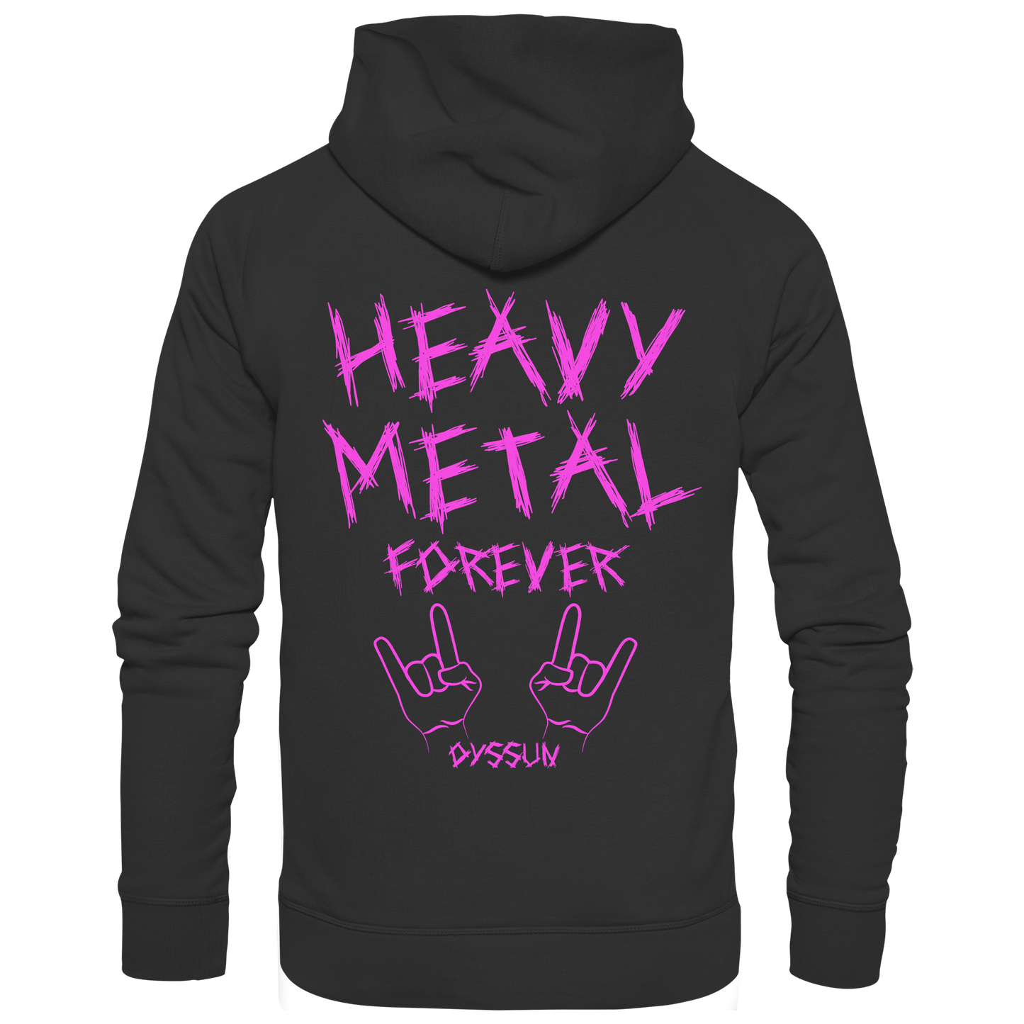 Heavy Metal Forever - Organic Basic Hoodie - In 6 Designfarben