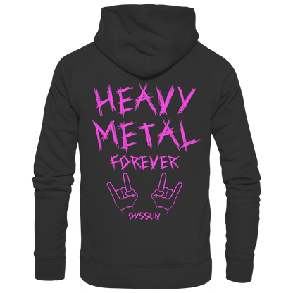 Heavy Metal Forever - Organic Basic Hoodie - In 6 Designfarben