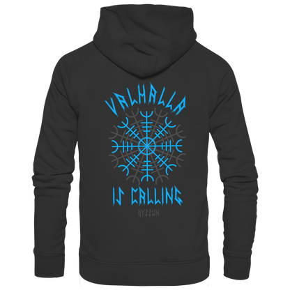Valhalla is Calling - Organic Basic Hoodie - in 4 Designfarben