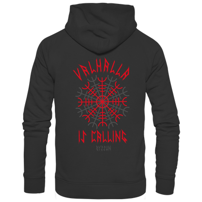 Valhalla is Calling - Organic Basic Hoodie - in 4 Designfarben