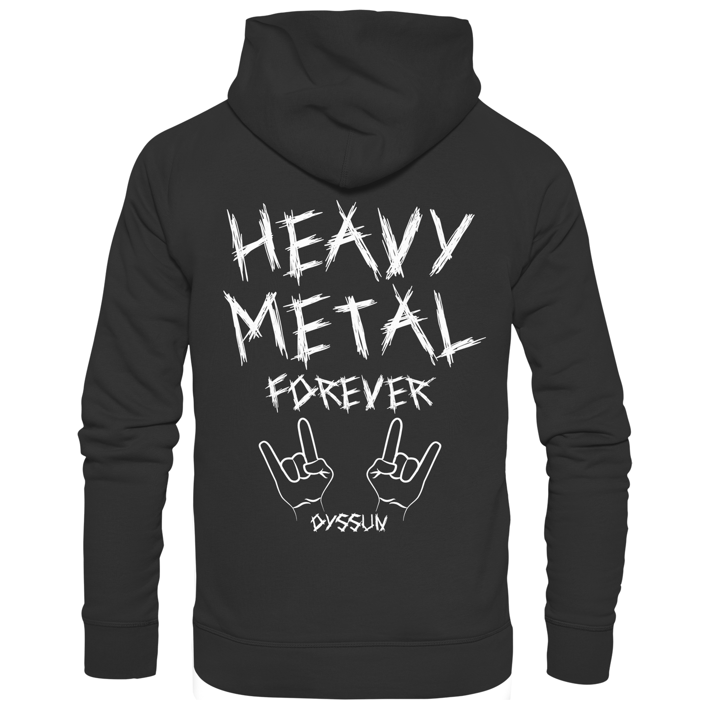 Heavy Metal Forever - Organic Basic Hoodie - In 6 Designfarben