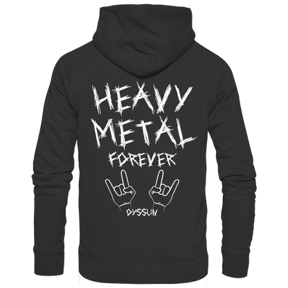 Heavy Metal Forever - Organic Basic Hoodie - In 6 Designfarben