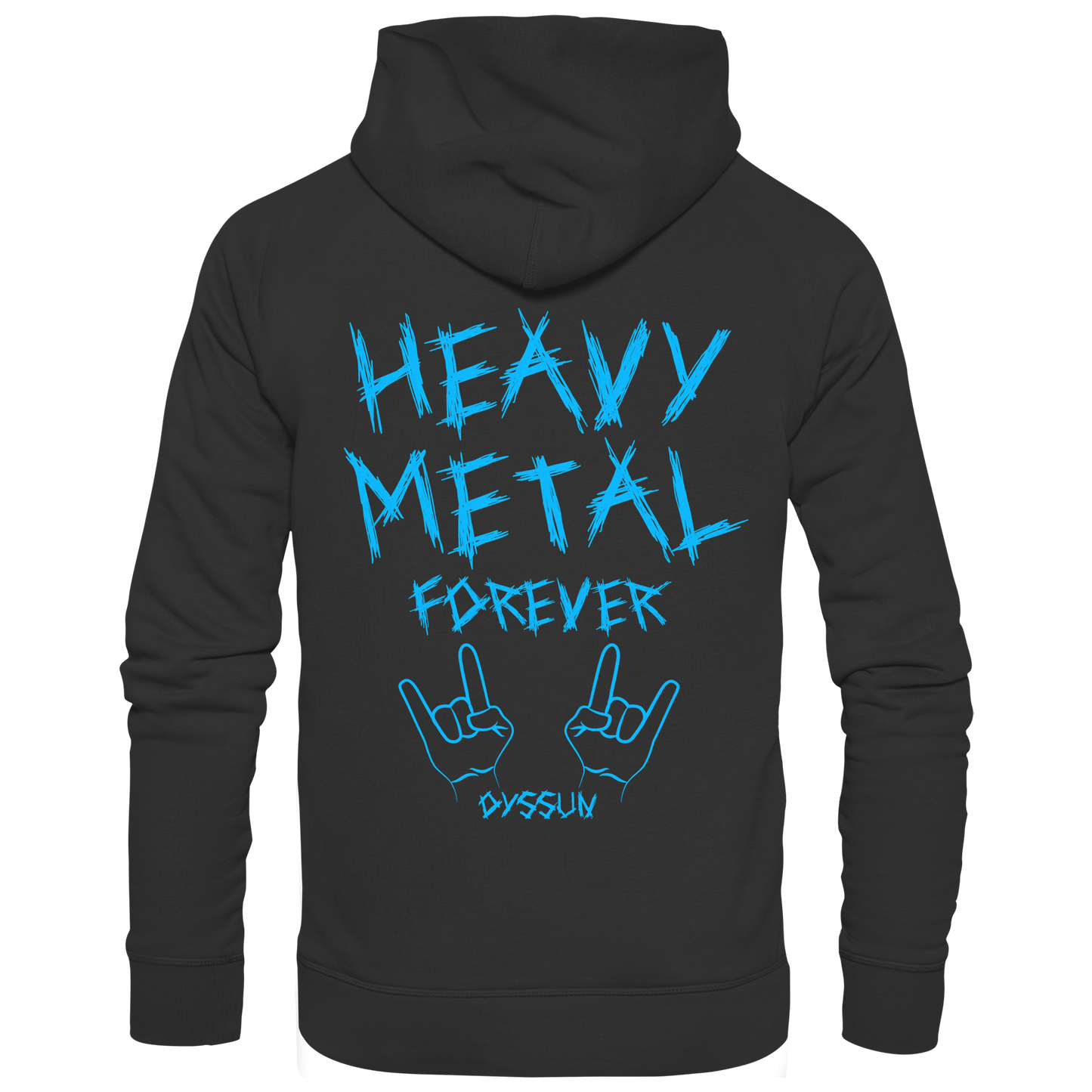 Heavy Metal Forever - Organic Basic Hoodie - In 6 Designfarben