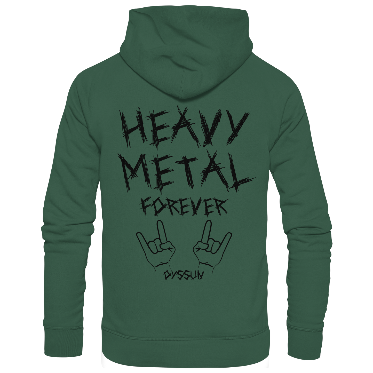 Heavy Metal Forever - Organic Basic Hoodie - In 6 Designfarben