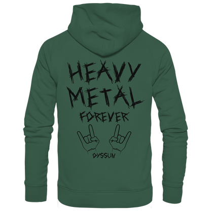 Heavy Metal Forever - Organic Basic Hoodie - In 6 Designfarben