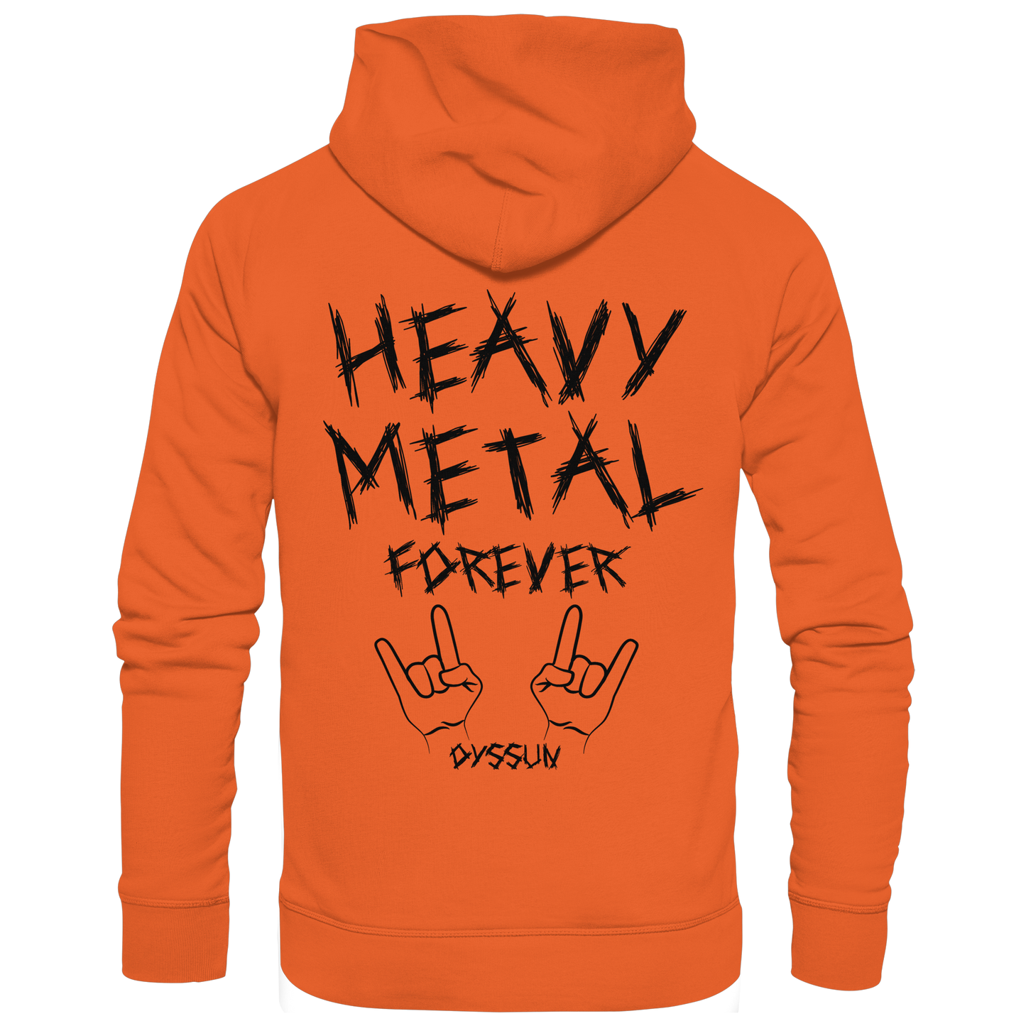 Heavy Metal Forever - Organic Basic Hoodie - In 6 Designfarben