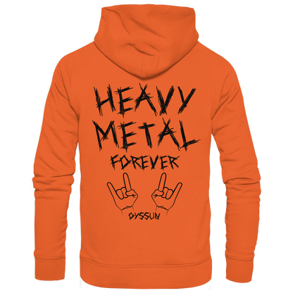 Heavy Metal Forever - Organic Basic Hoodie - In 6 Designfarben